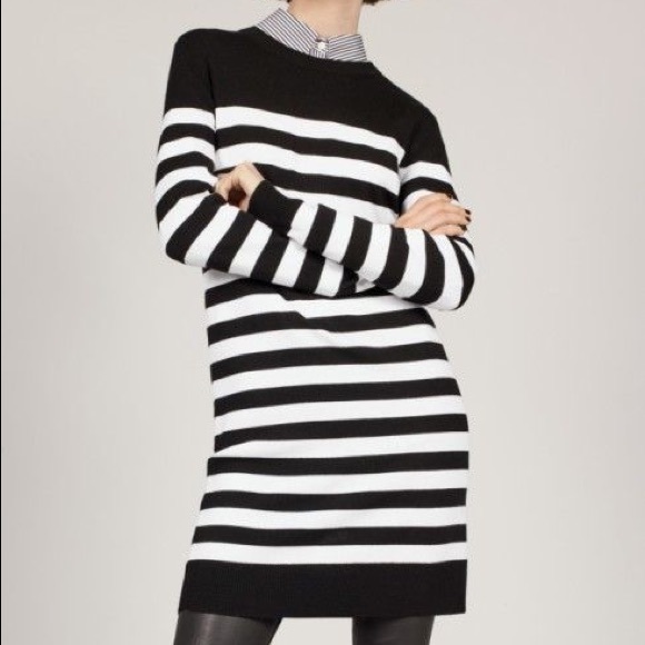 rag & bone Dresses & Skirts - Rag & Bone Lilian Wool Striped Sweater Dress